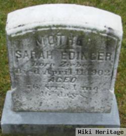 Sarah Zieber Edinger