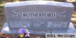 Phillip Zachary "foots" Rutherford