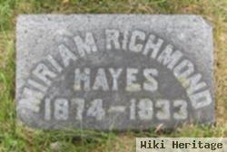 Miriam Richmond Hayes