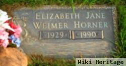 Elizabeth Jane Weimer Horner