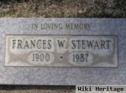 Frances W. Stewart