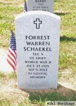 Forrest Warren Schaekel