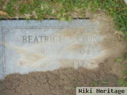 Beatrice E Franklin Saxon