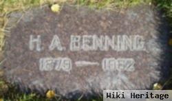 Henry Arthur Benning