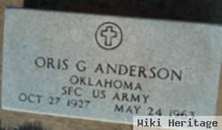 Oris G Anderson