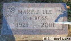 Mary J Ross Lee