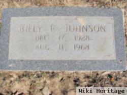 Billy F Johnson