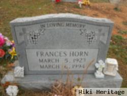 Frances Marie Durbin Horn