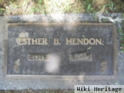 Esther B Brown Hendon