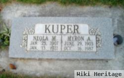 Myron Alfred Kuper, Sr