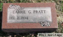 Carrie G Pratt