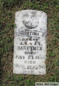 Christina G. Matthes