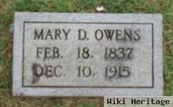 Mary E Drumright Owens