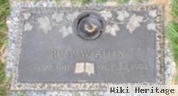 Ruby W. Allen