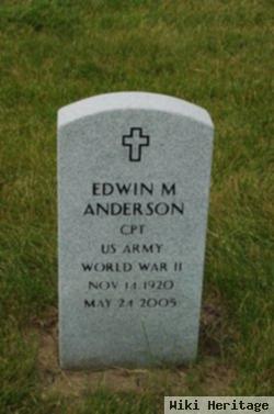 Edwin M Anderson