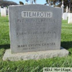 Mary Evelyn Graeser Tiemroth