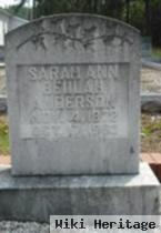 Sarah Anne Beulah Lewis Anderson