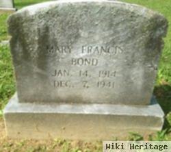 Mary Francis Bond