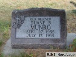 Duane B Munro