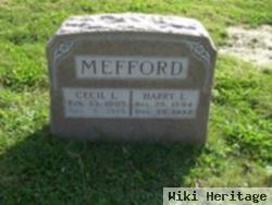 Cecil L Bales Mefford