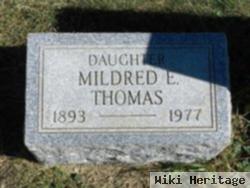 Mildred E Thomas