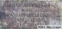 Rhonda Ann Kington Ellenburg