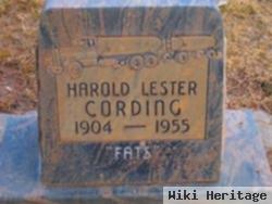 Harold Lester "fats" Cording