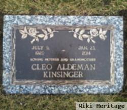 Cleobelle Lillian "cleo" Hedges Aldeman Kinsinger