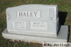 Joseph F Haley