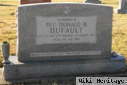 Pfc Donald Henry Dufault