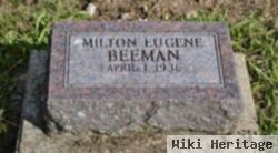 Milton Eugene "milt" Beeman