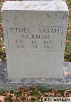 Ethel Sarah Rickman