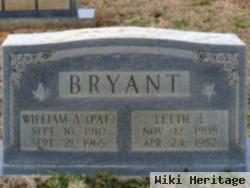 William Almon "pat" Bryant, Sr