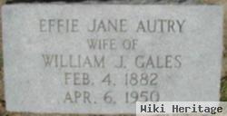 Effie Jane Autry Gales