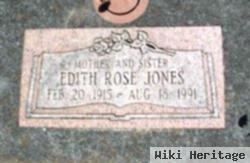 Edith Rose Jones