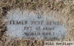 Elmer William "pete" Benson