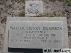 Pvt Walter Henry Branson