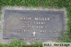 Mathias "math" Miller