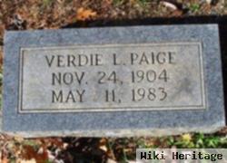 Verdie L Paige