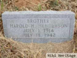 Harold H Henderson