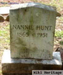 Nancy "nannie" Skeeters Hunt