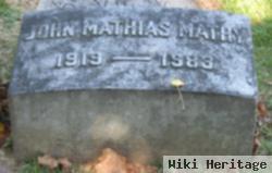 John Mathias Mathy