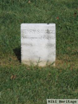 Pvt Henry Savage