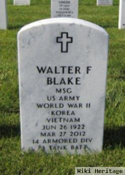 Walter F. Blake