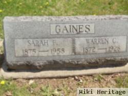 Sarah Frances Shank Gaines