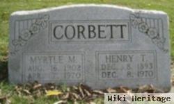 Myrtle M Corbett