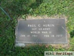 Sgt Paul G. Aurin