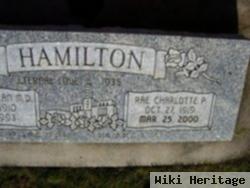 Rae Charlotte P Hamilton