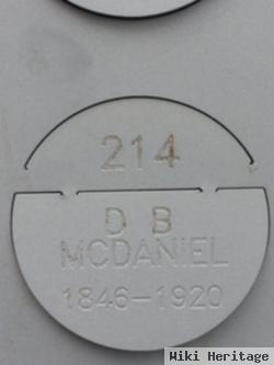 D. B. Mcdaniel