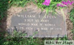 Sgt William F Stein